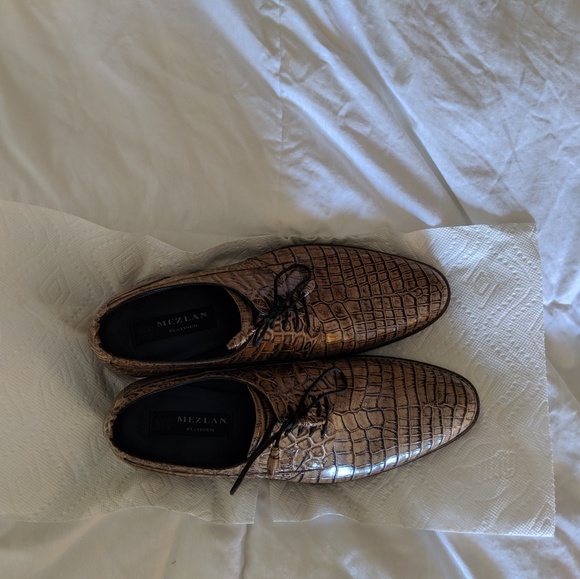 Beautiful alligator Mezlan Hercules shoes - Picture 5 of 6